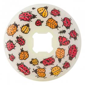 58mm 99a OJ Nick Boserio Ladybugs Original Combo Skateboard Wheels - White