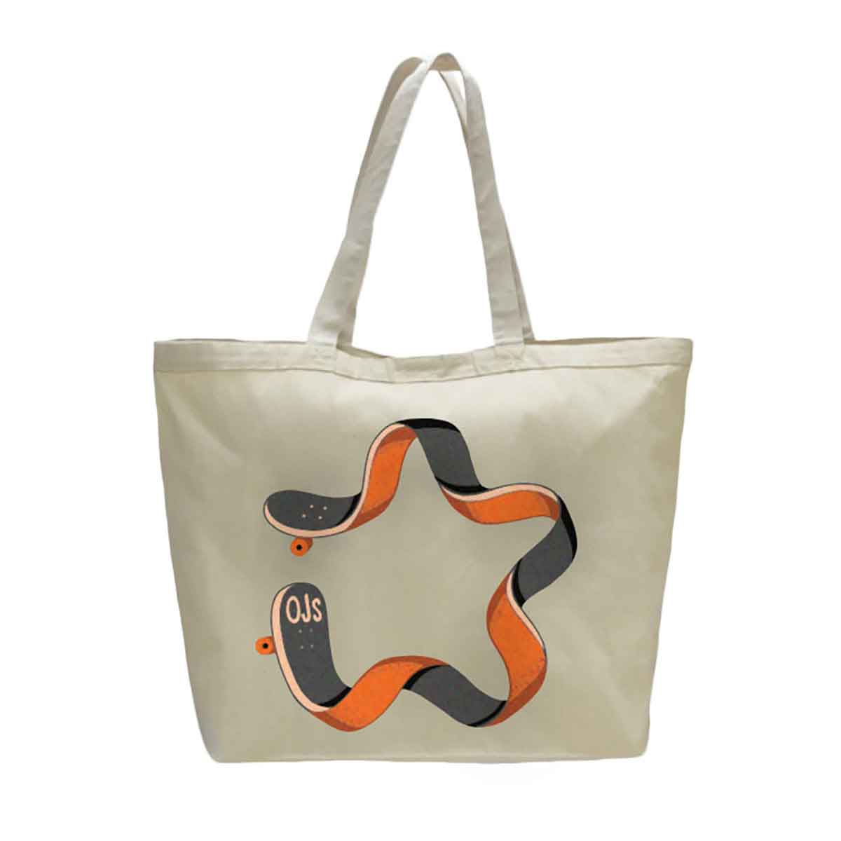 Star Shopper Bag Natural