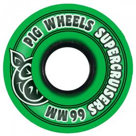 66mm 85a Pig Super Cruiser Wheels - Green