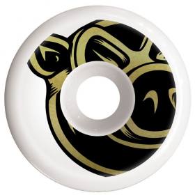 55mm 101a Pig C-Line Conical Wheels - White
