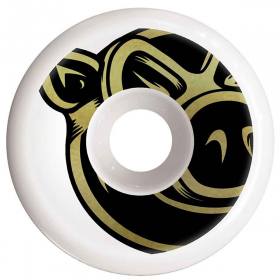 58mm 101a Pig C-Line Conical Wheels - White