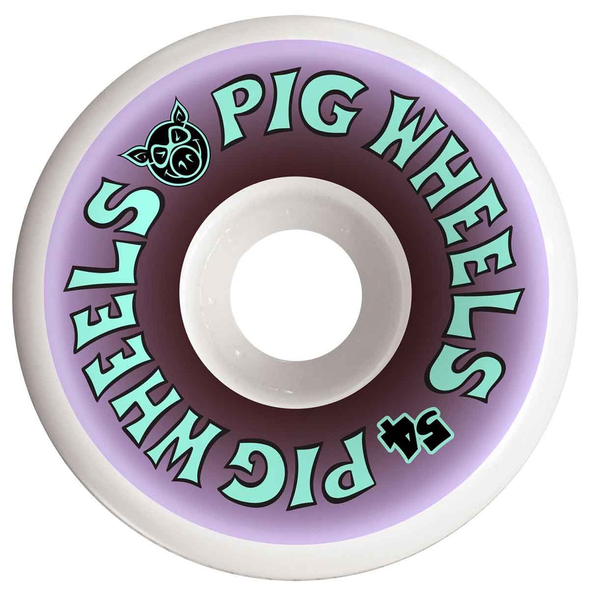 Pig Woodmark Skateboard Wheels White 54mm 101a SoCal Skateshop