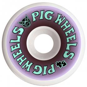 54mm 101a Pig Woodmark Wheels - White