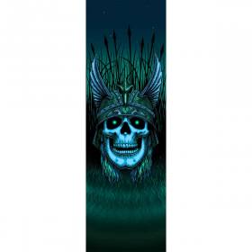 10.5x33 Powell Peralta Premium Printed White Griptape - Andy Anderson Green