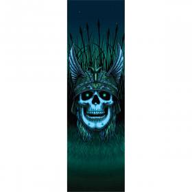 9x33 Powell Peralta Premium Printed White Griptape - Andy Anderson Green