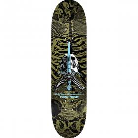 8.25x31.95 Powell Peralta Skull & Sword Deck - Gold