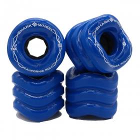 60mm 78a Shark Wheel California Roll Cruiser Wheels - Ibiza Blue