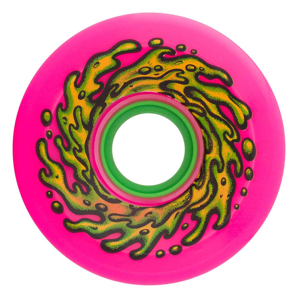 66mm OG Slime Pink 78A Skateboard Wheels Slime Balls