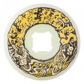 56mm 97a Slime Balls Vomit Mini Wheels - White/Yellow