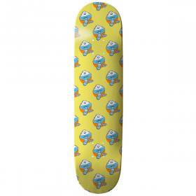 8x31.875 Thank You Shroom Cloud Deck - Yellow