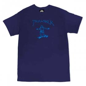 Thrasher Gonz T-Shirt - Navy/Light Blue