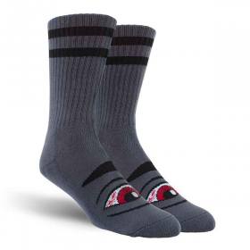 Toy Machine Bloodshot Eye Crew Socks - Charcoal