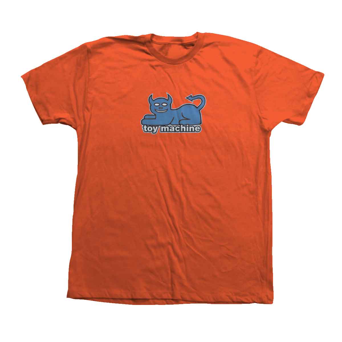 Toy Machine Skateboards Devil Cat 2019 90's T-Shirt - Orange | SoCal ...