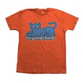 Toy Machine Devil Cat Youth T-Shirt - Orange