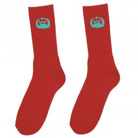 Toy Machine Matokie Embroidered Crew Socks - Red