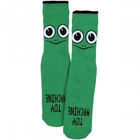 Toy Machine Turtle Face Youth Crew Socks - Green