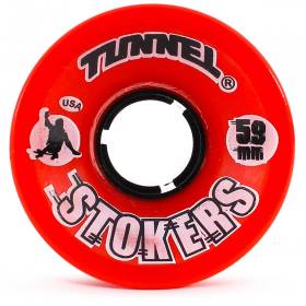 59mm 78a Tunnel Stokers Cruiser Wheels - Solid Red