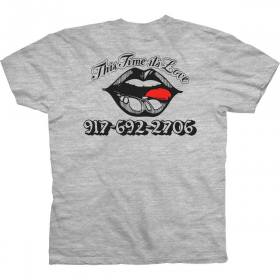 Call Me 917 Love Time Pocket T-Shirt - Grey