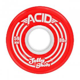 59mm 80a Acid Chemical Co Jelly Shots Wheels - Red