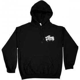 Alva Goth Logo Pullover Hoodie - Black