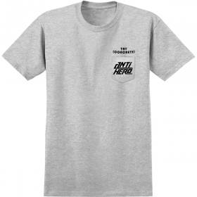 Antihero Try Concrete T-Shirt - Athletic Heather