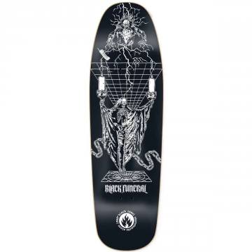 9.63x32 Black Label Black Funeral Shaped Deck