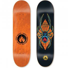 8.5x32 Black Label Elijah Akerley Spider Diamond Knockout Deck - Black/Orange Stain