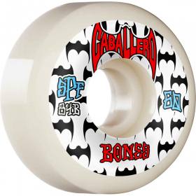 60mm 104a Bones SPF P5 Sidecut Steve Caballero Bats Wheels - White