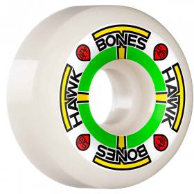58mm 104a Bones SPF P5 Sidecut Tony Hawk T-Bones II Wheels - White