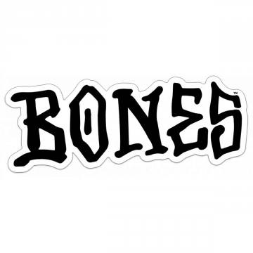 Powell BONES Wheels BONES Skateboard Sticker 3in silver reflective si 