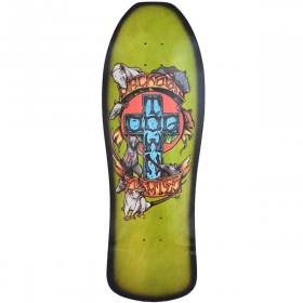10.25x30.5125 Dogtown Tim Jackson Re-Issue Deck - Lime/Black Fade