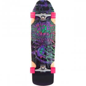 Dogtown Web Premium Longboard Complete - Black/Neon 10x35