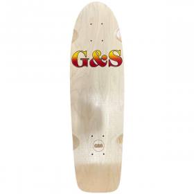 Gordon & Smith G&S Fibreflex gold skateboard sticker Reissue 3.75" wide 