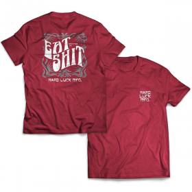 Hard Luck MFG Eat Shit 3 T-Shirt - Cardinal Red