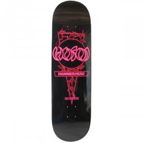 8x31.25 Hosoi Hammerhead Electric Shocker Pop Deck - Black/Pink