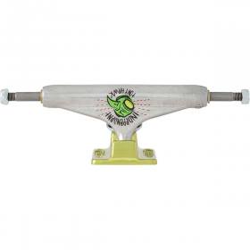 8.5" Independent 149mm Tony Hawk Transmission Forged Hollow Trucks - Silver/Green