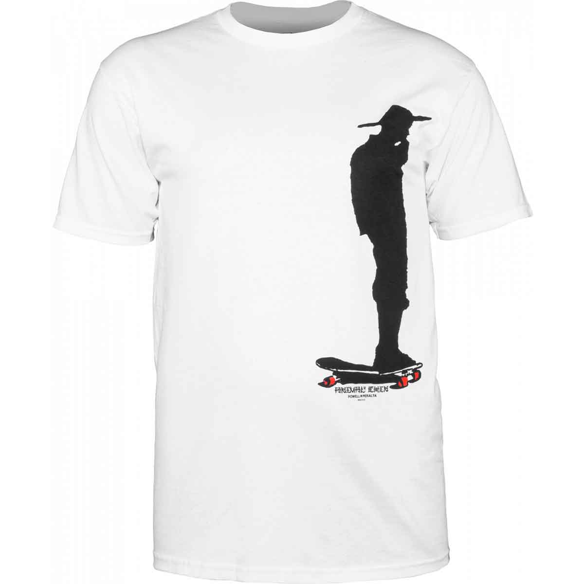 Powell Peralta Bones Brigade Chin T-Shirt - White | SoCal Skateshop