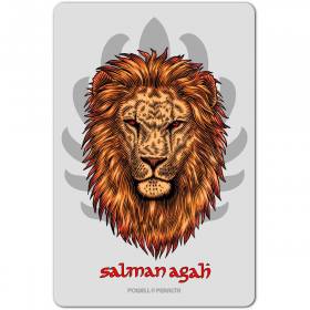 Powell Peralta Salman Agah Lion Sticker - 4.5"