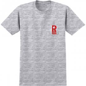 Real Hydrant T-Shirt - Ash/Red