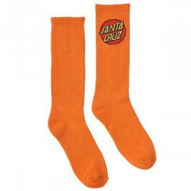 Santa Cruz Cruz Crew Socks - 2 Pairs Safety Orange