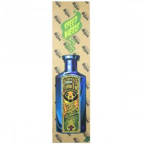 9x33 Mob Santa Cruz Speed Wheels #2 Graphic Griptape - Clear