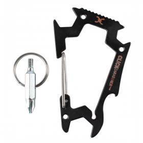 Sk8Ology Carabiner Skate Tool II - Black/Black