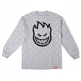 Spitfire Wheels Bighead Youth Long Sleeve T-Shirt - Ash/Black