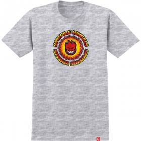 Spitfire Wheels OG Fireball Youth T-Shirt - Ash/Orange