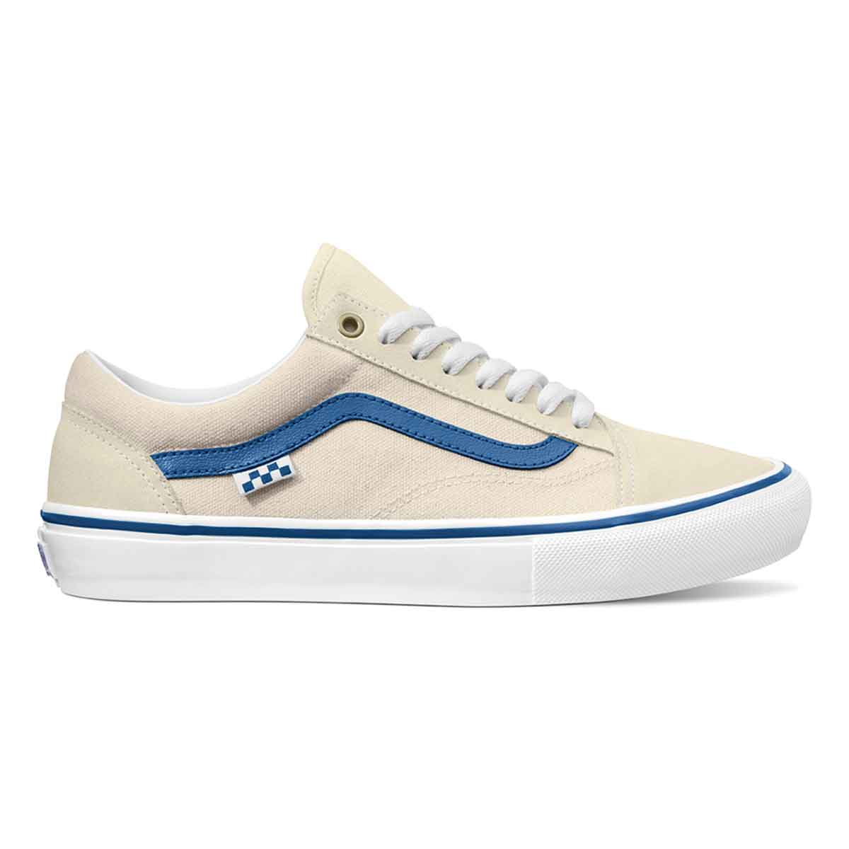 Vans Skate Old Pro Shoes - (Raw Canvas) Classic White SoCal Skateshop