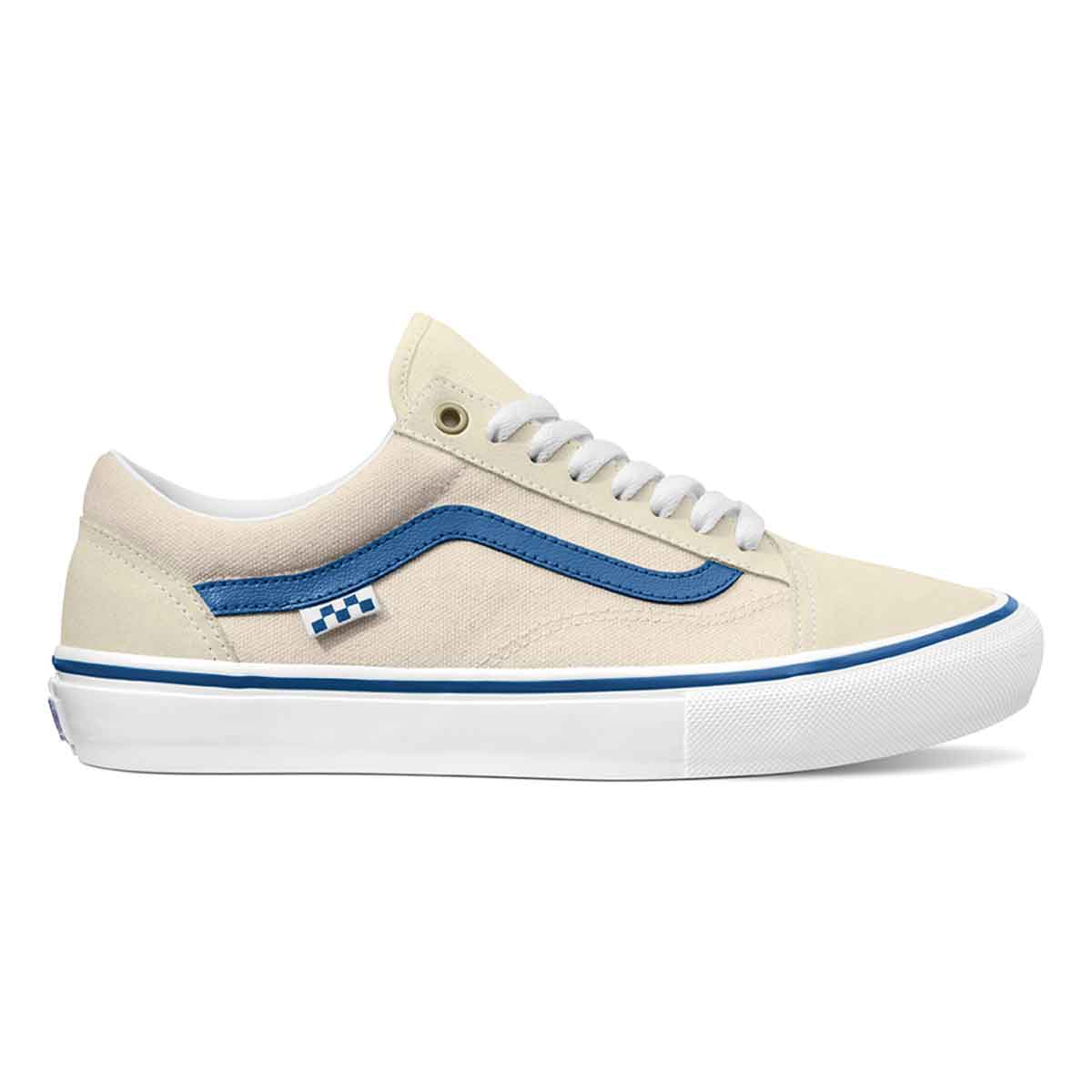 Kluisje Onrustig cafe Vans Skate Old Skool Pro Shoes - (Raw Canvas) Classic White | SoCal  Skateshop