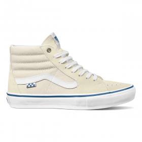 Vans Skate Sk8-Hi Shoes - (Raw Canvas) Classic White