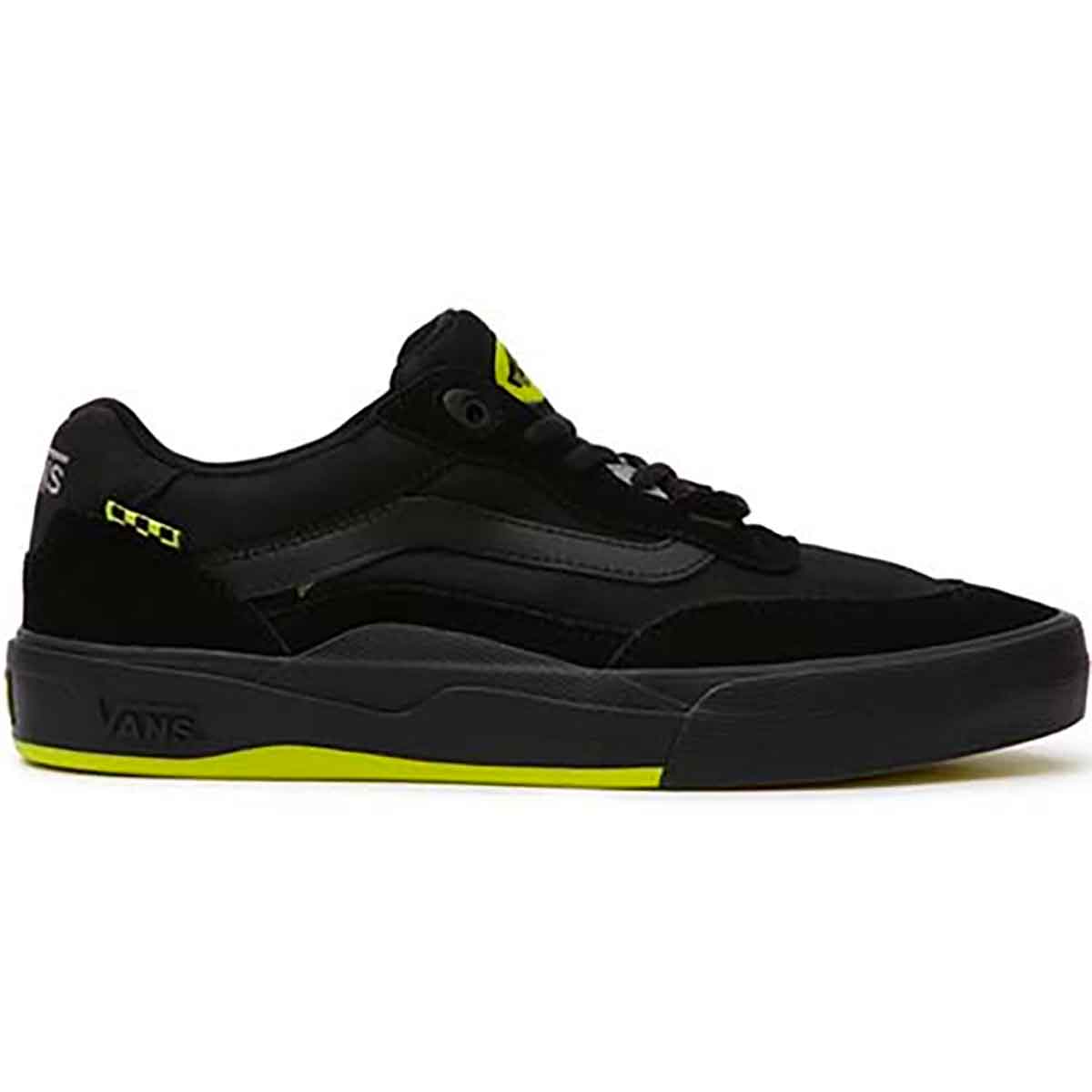 Skate Wayvee Shoes - Black/Sulphur | SoCal