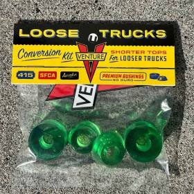 Venture Loose Trucks Bushings Conversion Kit - Green 90a