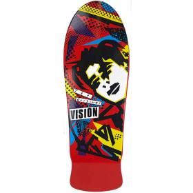 10x30 Vision Old School Gonz Re-Issue Deck - Red Dip